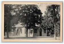 c1940 Roadside View St James Church Cazenovia New York Vintage Antique Postcard picture