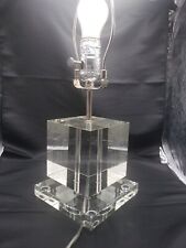 Crystal or glass Cube Lamp like Victoria Hagan picture