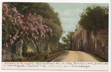 Entrance to Governor's Residence Mt. Langton Bermuda Undivided Back Postcard picture