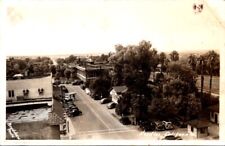 Vintage RPPC Postcard-Needles CA Front Street Scene old cars and buildings picture