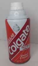 Vintage New Old Stock Colgate Regular Shave Cream Shaving Foam 11 oz.  picture