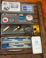 Vintage Ford Motor Odd Lot - Plaques, Brown & Sharpe Guage, Cross Pen, Keychain picture