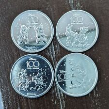 Walt Disney Company 100th Anniversary Coin Medallion Set 2023 Mickey Minnie picture