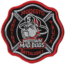 Modesto, CA Station 5 Midtown Mad Dog NEW Fire Patch  picture