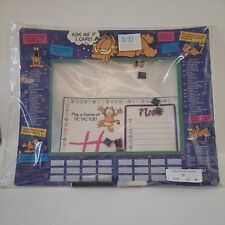 Garfield Dry Erase Wall Or Desk Calendar Notepad Game Holidays 1997 VTG picture
