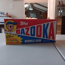 Original 1988 Bazooka Bubble Gum Unopened. FREE BASEBALL CARD INSIDE picture
