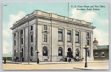 Aberdeen South Dakota Court House and Post Office Divided Back  Postcard picture
