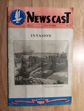 JUNE 1944 NEWSCAST C.W.C. MUSKEGON MICHIGAN NEWS-CAST EMPLOYEE'S BOOKLET picture