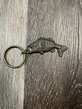 Vintage North American Fishing Club Bass Keychain Key Ring picture