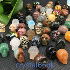 Wholesale！ A Lot Natural quartz crystal mini Skull Carved Crystal Skull Healing picture