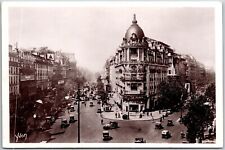 Paris En Flanant Carrefour Richelieu - Drouot France Real Photo RPPC Postcard picture