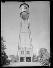Photo:Fire station and water tank. Carthage, Texas picture