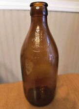RARE Vintage Drewrys Embossed Beer Bottle Amber Glass Stubby 7