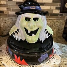 Vintage Rare 1992 NCE Cackling Witch Candy Dish Motion Activated Works Halloween picture
