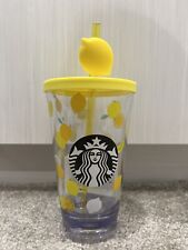 Starbucks 2020 Lemonade Lemon Rare Overseas Cup 16 Oz Grande Glitter Summer picture