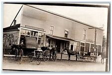 c1910's Sharples Cream Separator Store Selz Shoes Horse RPPC Photo Postcard picture