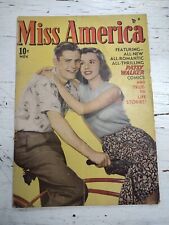 Vintage Romance Comic Book MISS AMERICA   Nov. 1948- Golden Age-Rare picture