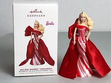 Hallmark Keepsake Ornament 2019 Holiday Barbie Candy Cane Dress 5th in Series picture