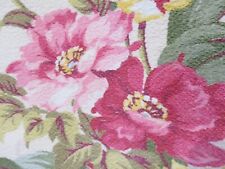 Gorgeous Vintage BABY PINK Super Nubby Hawaiian Tropic Barkcloth Fabric Yardage picture