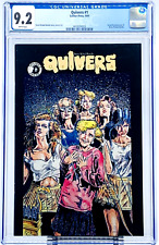 QUIVERS #1 CGC 9.2 WP 1st Brian Michael Bendis 1991 Caliber Key NM JUST GRADED picture