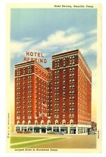 Vintage Postcard Amarillo Texas Hotel Herring Travel Motel USA Unposted picture