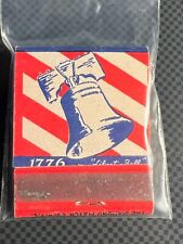 VINTAGE MATCHBOOK -1776 LIBERTY BELL - 1886 STATUE OF LIBERTY - UNSTRUCK picture