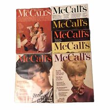 Vintage McCall's Magazine 1  1965 & Lot Of 6 1966  Christmas Holiday Editions + picture