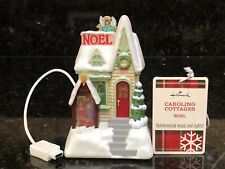 2009 Hallmark Caroling Cottages NOEL Synchronized Music & Lights NEW with Tag picture