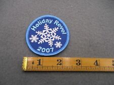 Vintage Girl Scouts Holiday Revel 2007 Patch Snowflake picture