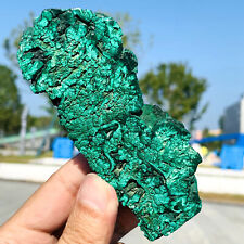 177g Natural Green Malachite Crystal Flaky Pattern Ore Specimen Quartz Healing picture