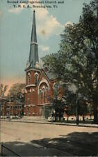 1915 Bennington,VT Second Congregational Church and Y.M.C.A Vermont J.A. Evans picture