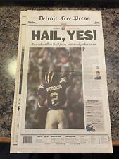 1998 Michigan Wolverines Football Newspaper.  National Champions picture