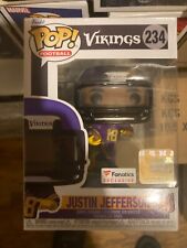 Justin Jefferson Fanatics Exclusive Funko Pop Football NFL Minnesota Vikings 234 picture