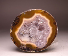 Chinese Fighting Blood Agate Half Nodule with Amethyst China picture