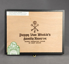 Drew Estate “Pappy Van Winkle” wood cigar box empty picture