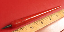 ANTIQUE RED BAKELITE MODERNIST EARLY BALL POINT DIP PEN CALIGRAPHY # 4105 RARE  picture