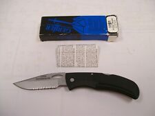 Vintage Gerber EZ-Out 450 Serrated 06751 Folding Blade Knife First Prod -clepp24 picture