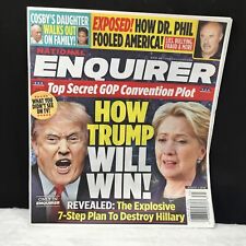 National Enquirer August 1, 2016 Top Secret GOP Convention Plot How Trump Wins picture