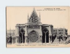 Postcard Reims Cathedral Reims France picture