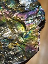 Iridescent PEACOCK COAL Rainbow Anthracite, Tresckow PA picture