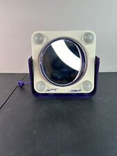 Vintage Conair Lighted  Mirror High Energy 1980 Purple & Cream Working picture