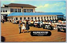 Vtg Ocean Grove NJ Homestead Restaurant on the Boardwalk 1960s Postcard picture