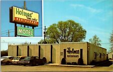 Sandusky Ohio OH Holmes Restaurant Motel 2222 Cleveland Rd. c1960s Postcard A79 picture