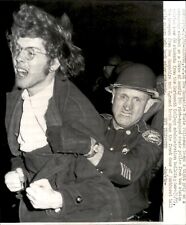 LD278 1969 UPI Wire Photo DARTMOUTH COLLEGE STUDENT ARRESTED DURING PROTEST RIOT picture