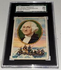 1911 George Washington Royal Bengals SGC 1.5 Fair 20 Heroes of History T68 RARE picture
