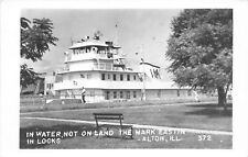 J61/ Alton Illinois RPPC Postcard c1950s Mark Eastin Steamer Locks 239 picture