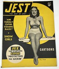 JEST Magazine WW2 July 1941 Satire Girls Mary Walsh Veronica Lake Homefront 40's picture