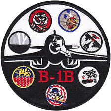 USAF B-1B LANCER -STEALTH BOMBER -AFGSC- ORIGINAL VEL GAGGLE PATCH picture
