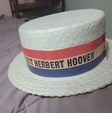 1928 Herbert Hoover Campaign Hat Pre-Prohibition Slogan 