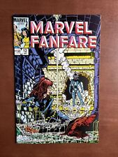 Marvel Fanfare #12 (1984) 9.4 NM Copper Age Comic Book Iron Maiden Black Widow picture